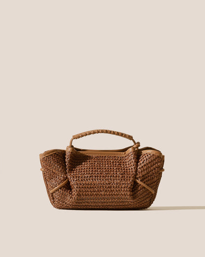 Hereu ARTA MINI RAFFIA - Pleated Crossbody Bag