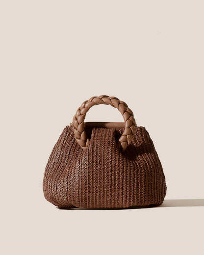 Hereu BOMBON M RAFFIA - Medium Plaited-handle Raffia Handbag