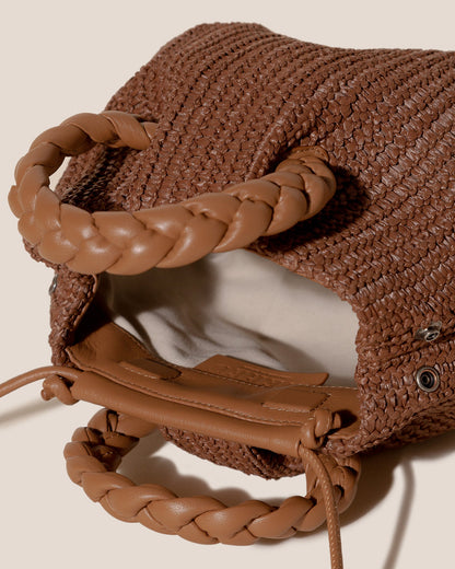 Hereu BOMBON M RAFFIA - Medium Plaited-handle Raffia Handbag
