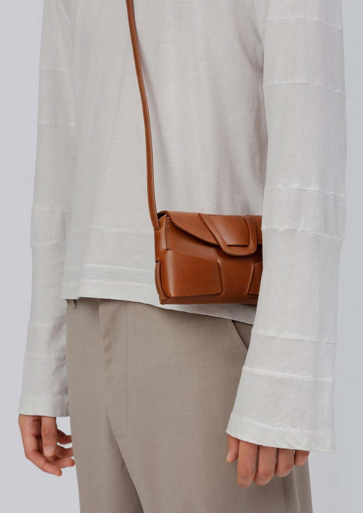 Hereu MABRA MINI - Woven Detail Crossbody Bag
