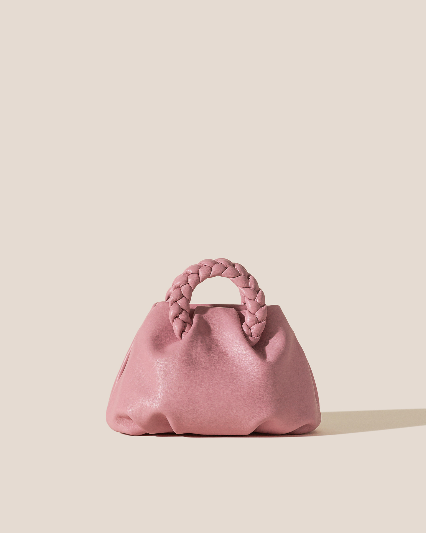 Hereu BOMBON - Plaited-handle Leather Handbag