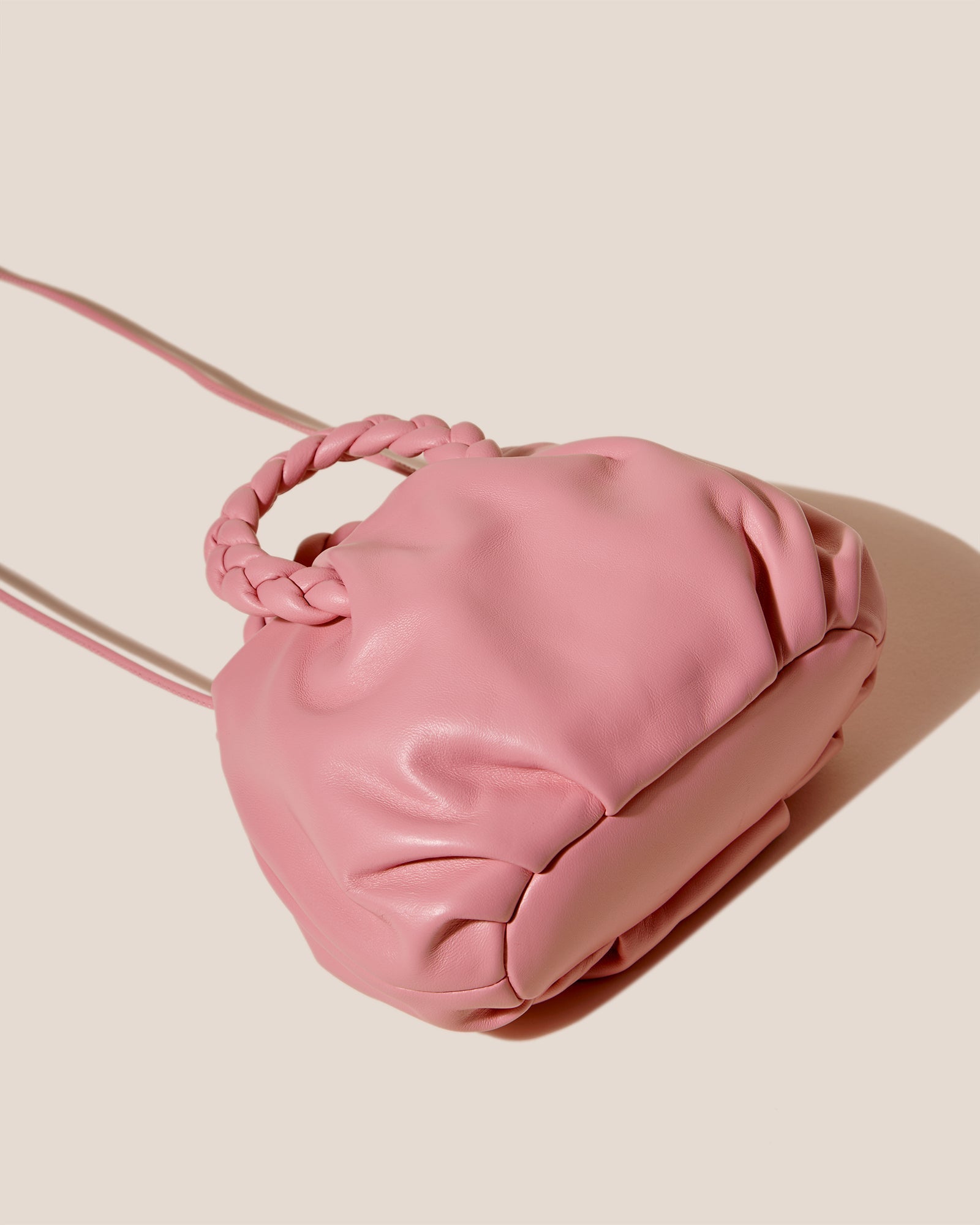 Hereu BOMBON - Plaited-handle Leather Handbag