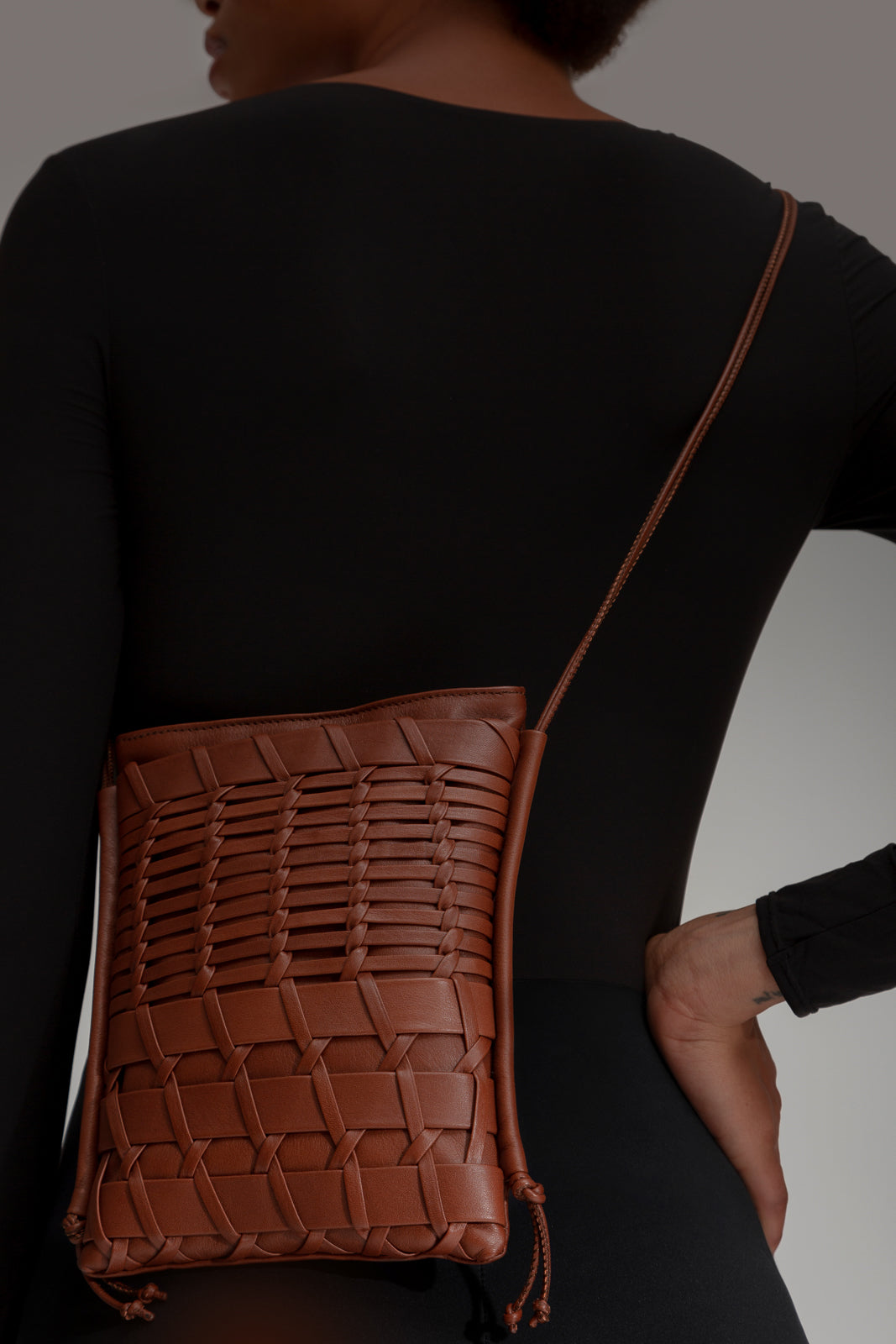 Hereu TRENA - Flat Square Crossbody Bag