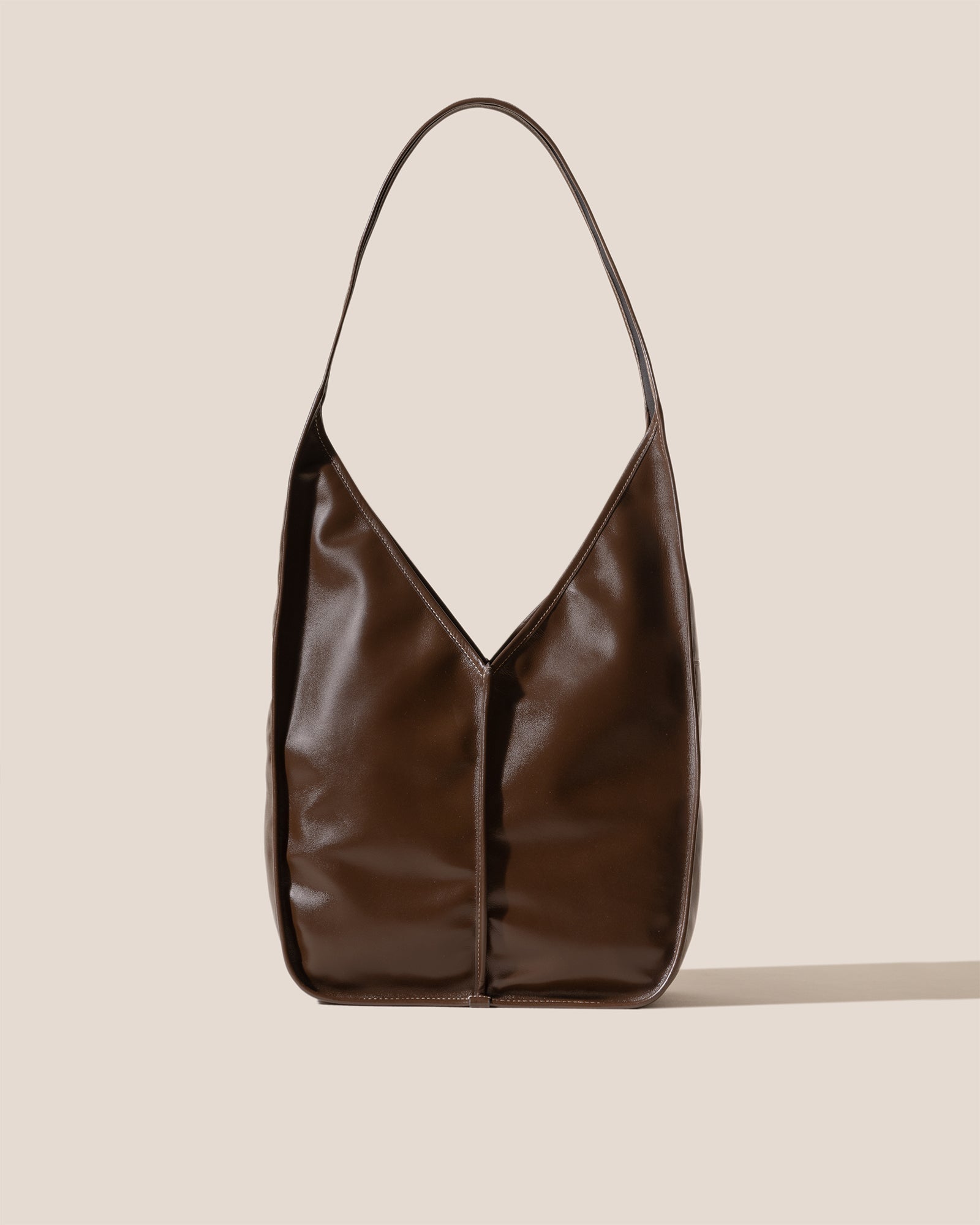 Hereu CALELLA CROSSBODY - Leather-trimmed Crossbody Sac