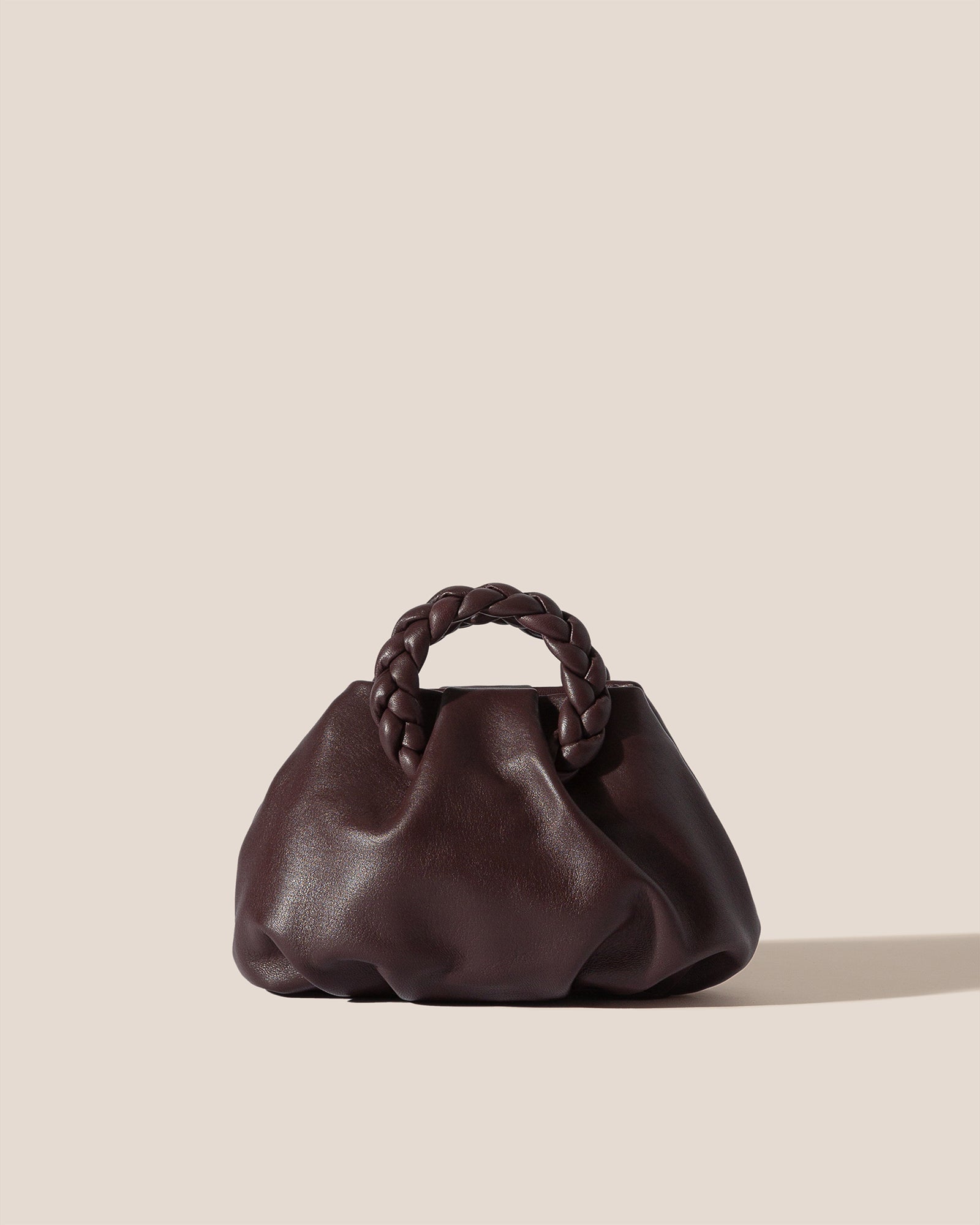 Hereu BOMBON - Plaited-handle Leather Handbag