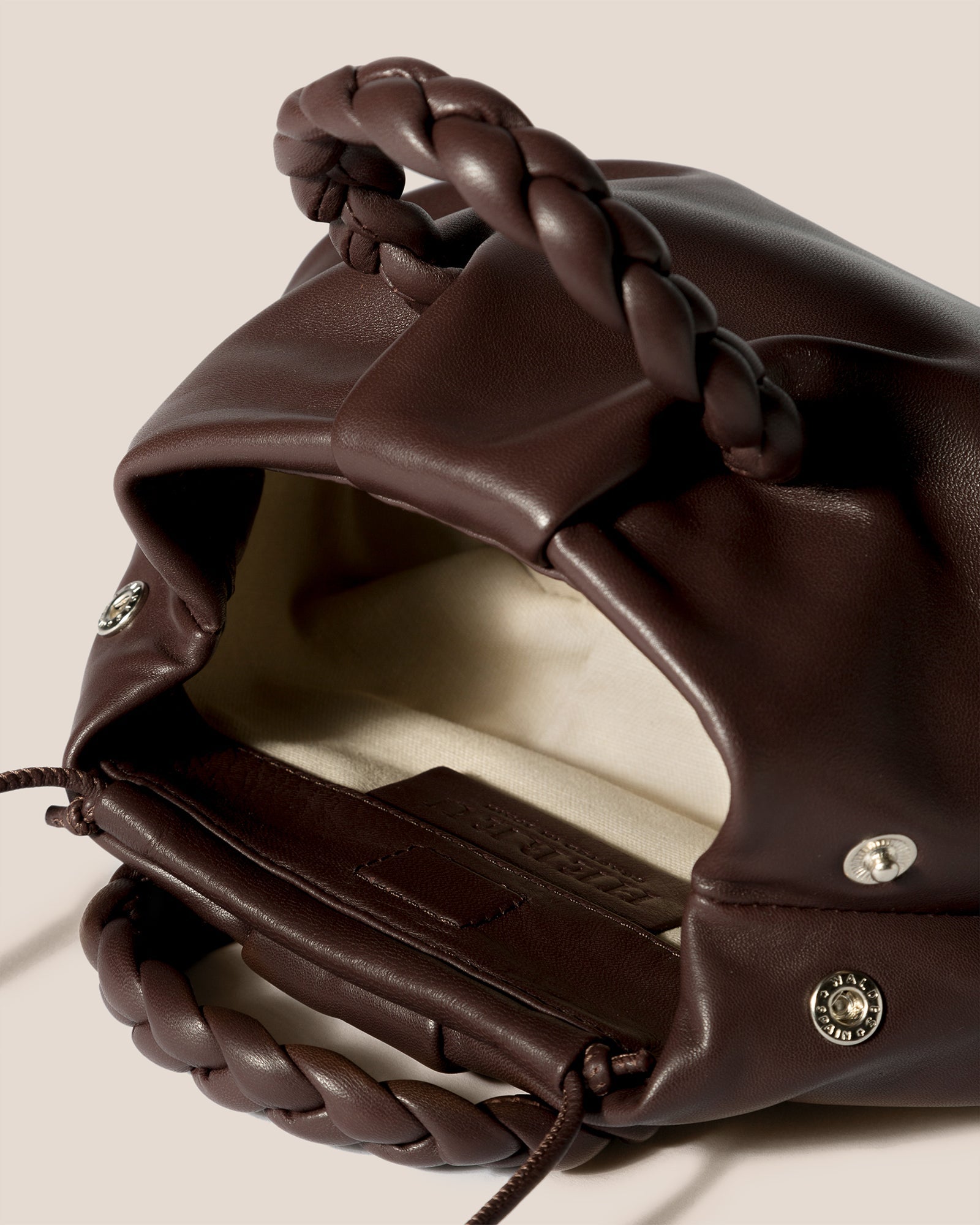 Hereu BOMBON - Plaited-handle Leather Handbag