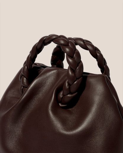 Hereu BOMBON - Plaited-handle Leather Handbag
