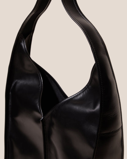 Hereu CALELLA CROSSBODY - Leather-trimmed Crossbody Sac