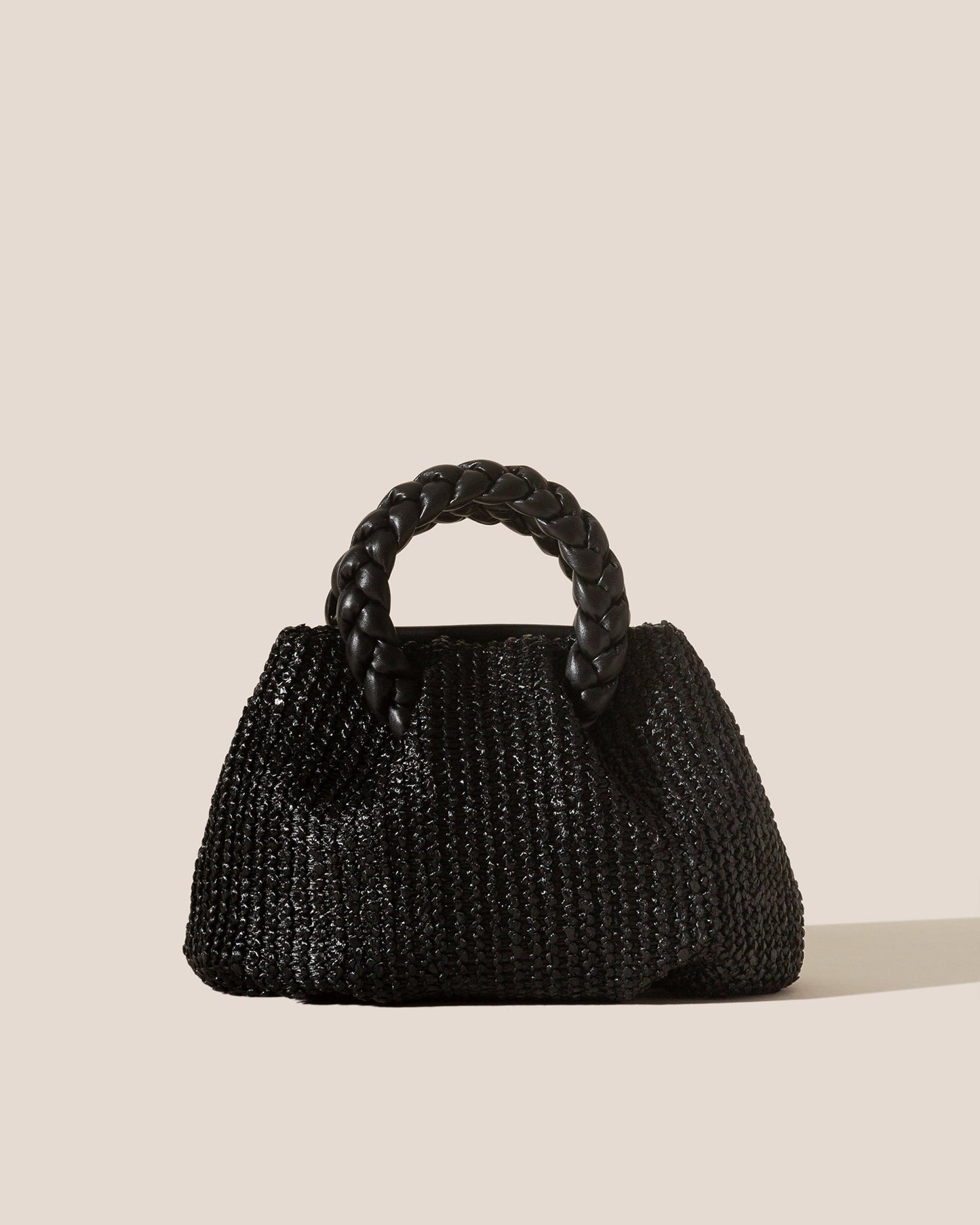 Hereu BOMBON M RAFFIA - Medium Plaited-handle Raffia Handbag