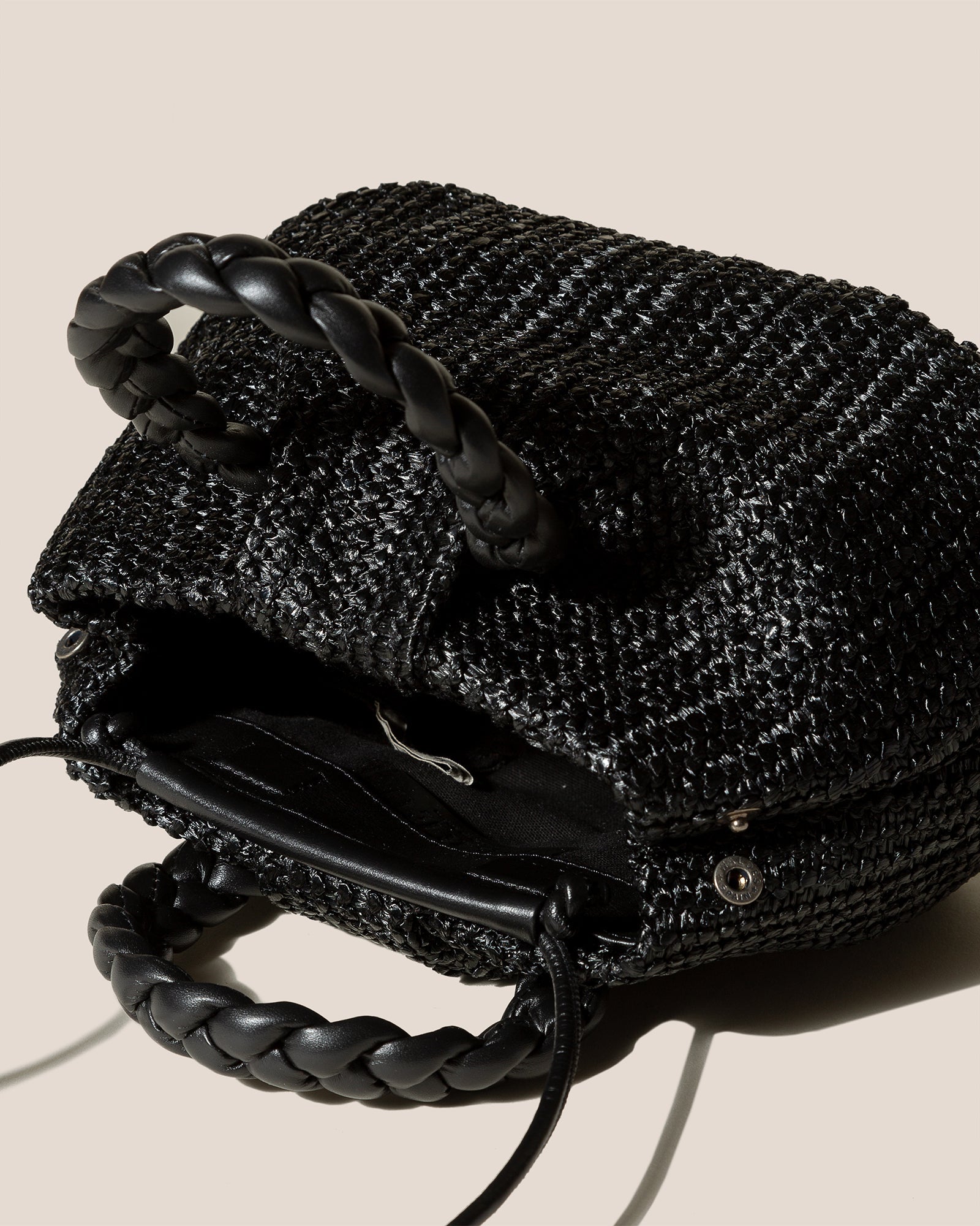 Hereu BOMBON M RAFFIA - Medium Plaited-handle Raffia Handbag