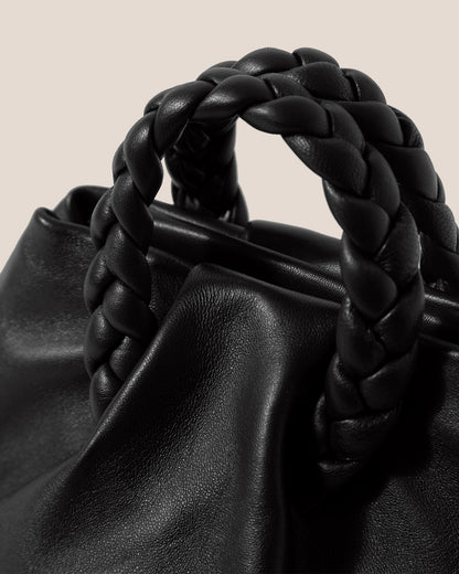 Hereu BOMBON - Plaited-handle Leather Handbag
