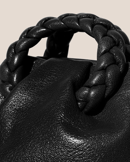 Hereu BOMBON SUPPLE SHINY - Plaited-handle Leather Handbag
