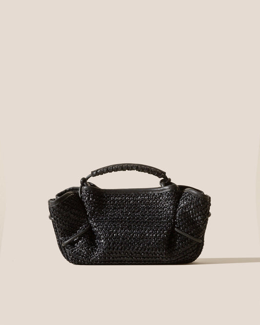 Hereu ARTA MINI RAFFIA - Pleated Crossbody Bag