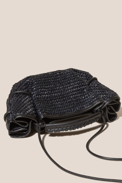 Hereu ARTA MINI RAFFIA - Pleated Crossbody Bag