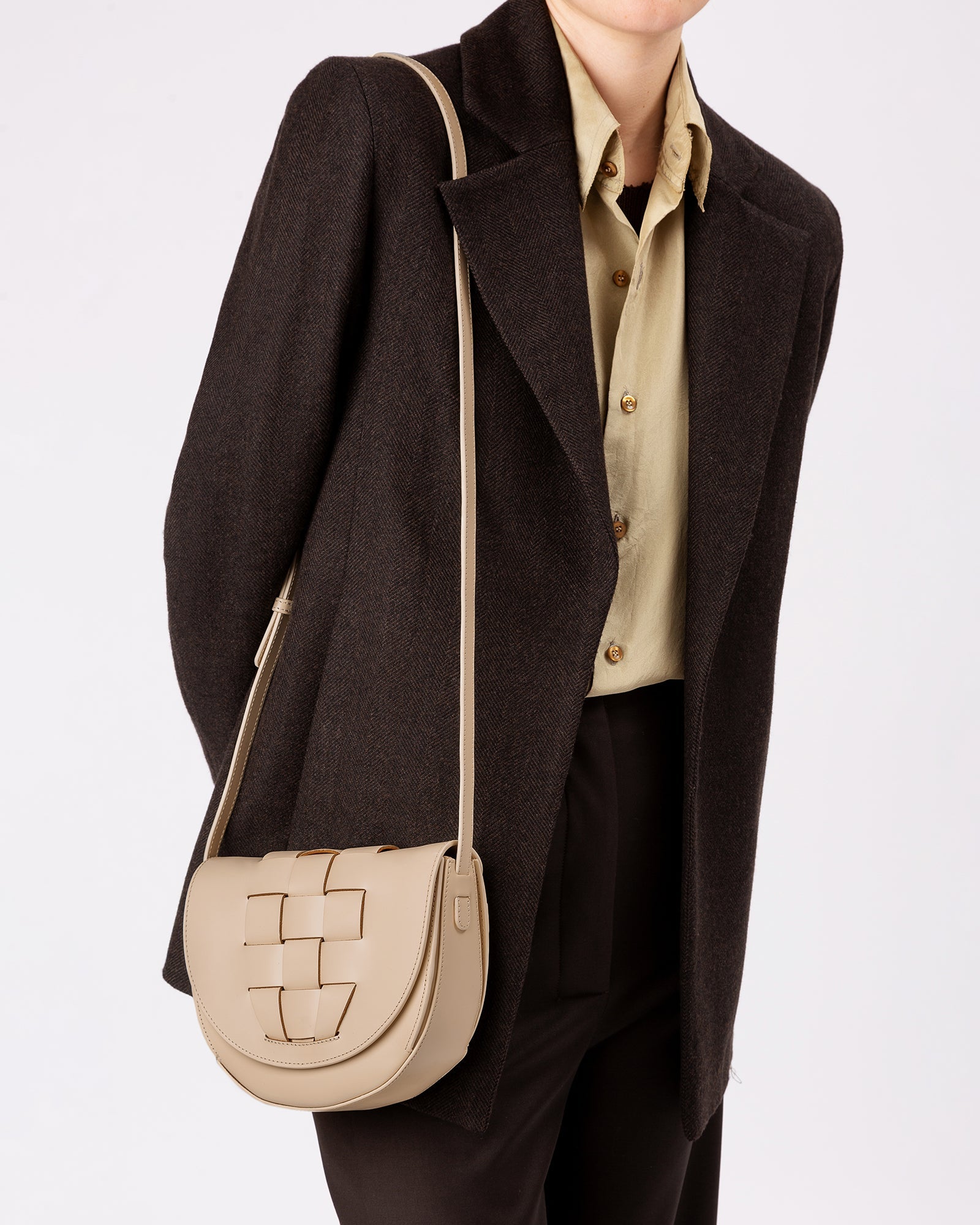 Hereu SINIA - Satchel Interwoven Front Detail Bag