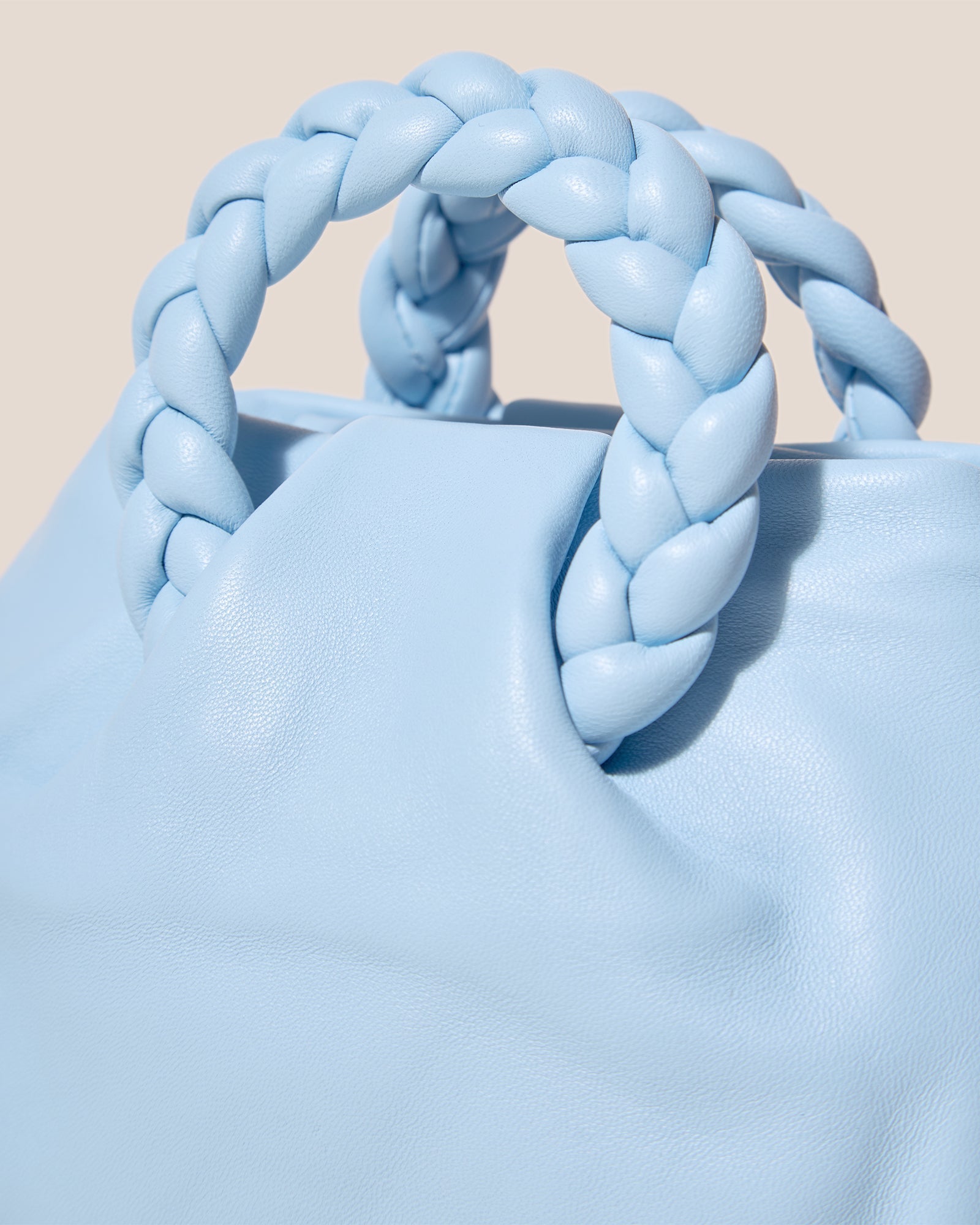 Hereu BOMBON - Plaited-handle Leather Handbag