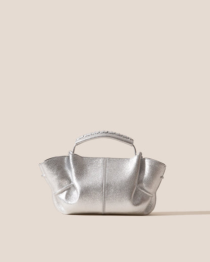 Hereu ARTA MINI METALLIC - Pleated Crossbody Bag
