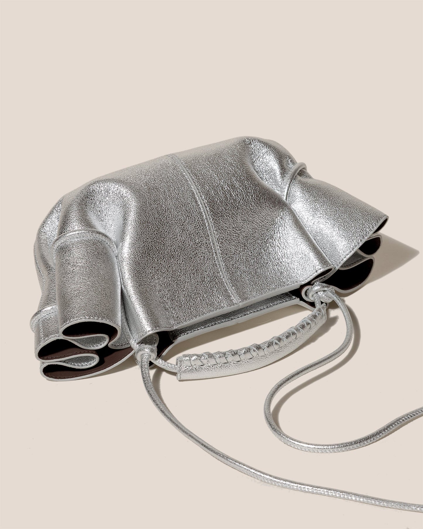 Hereu ARTA MINI METALLIC - Pleated Crossbody Bag