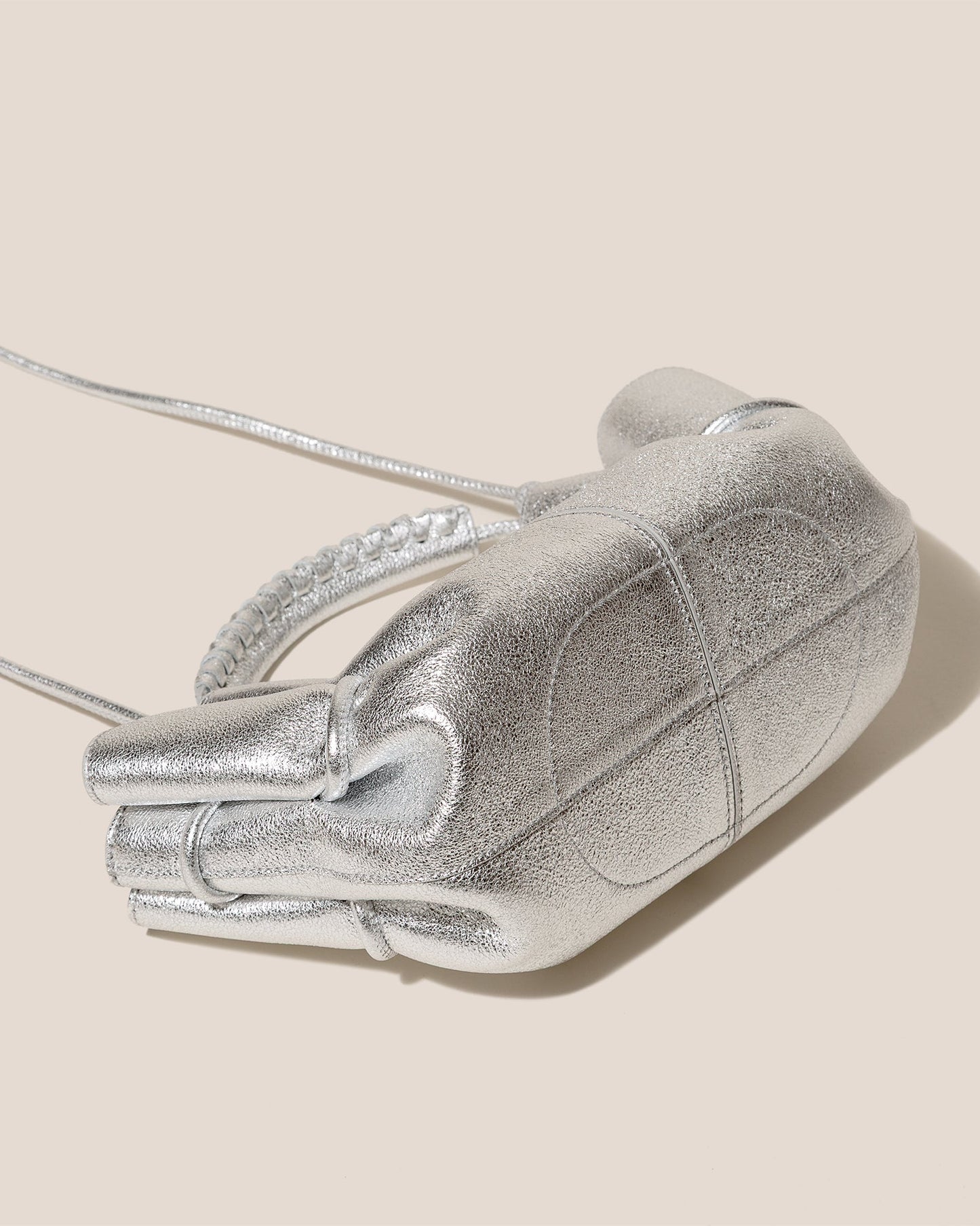 Hereu ARTA MINI METALLIC - Pleated Crossbody Bag