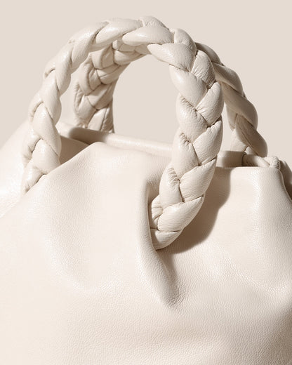 Hereu BOMBON SUPPLE SHINY - Plaited-handle Leather Handbag