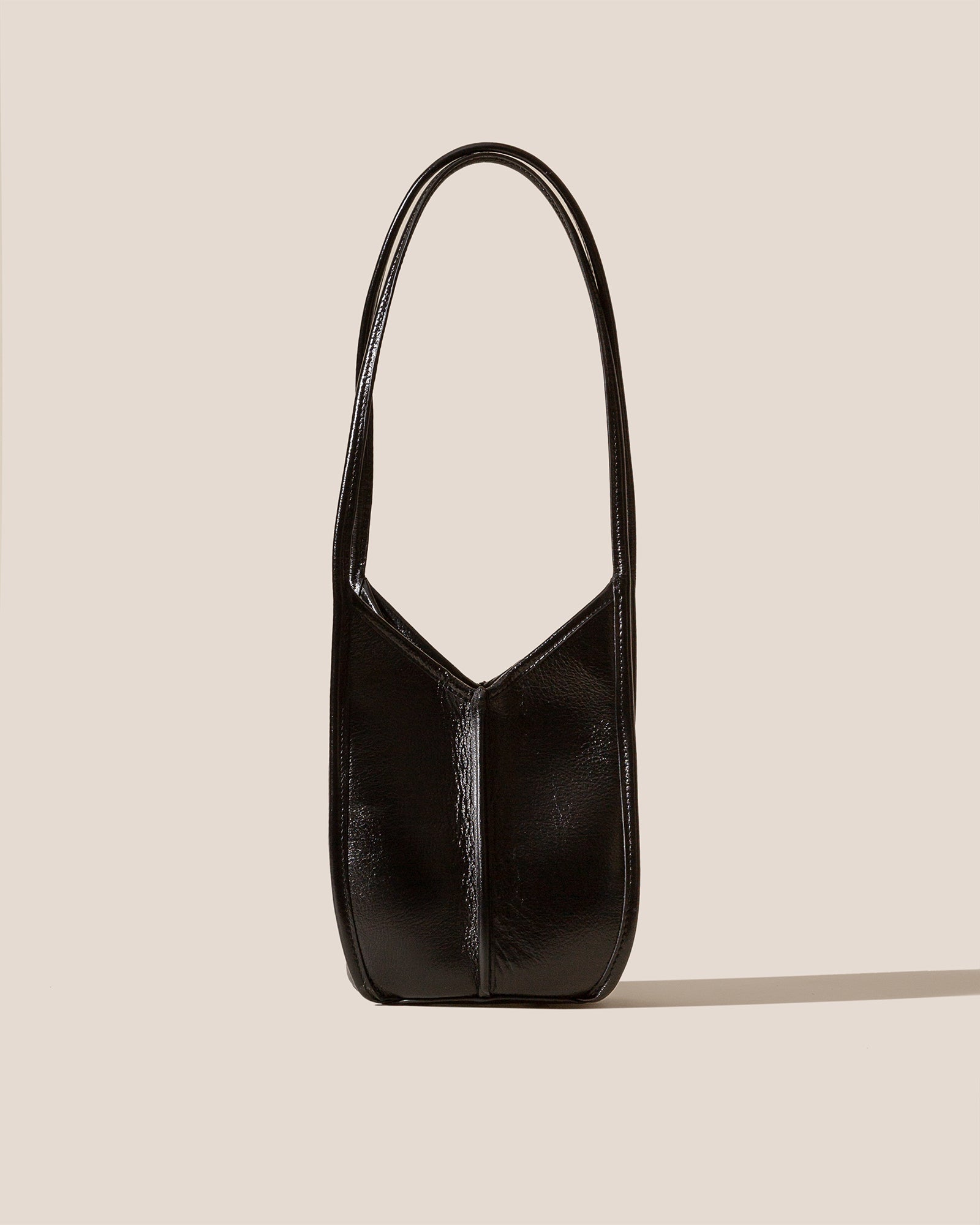 Hereu CALELLA BUCKET LEATHER - Leather-trimmed Shoulder Bag