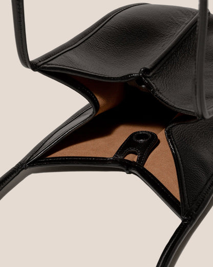 Hereu CALELLA BUCKET LEATHER - Leather-trimmed Shoulder Bag