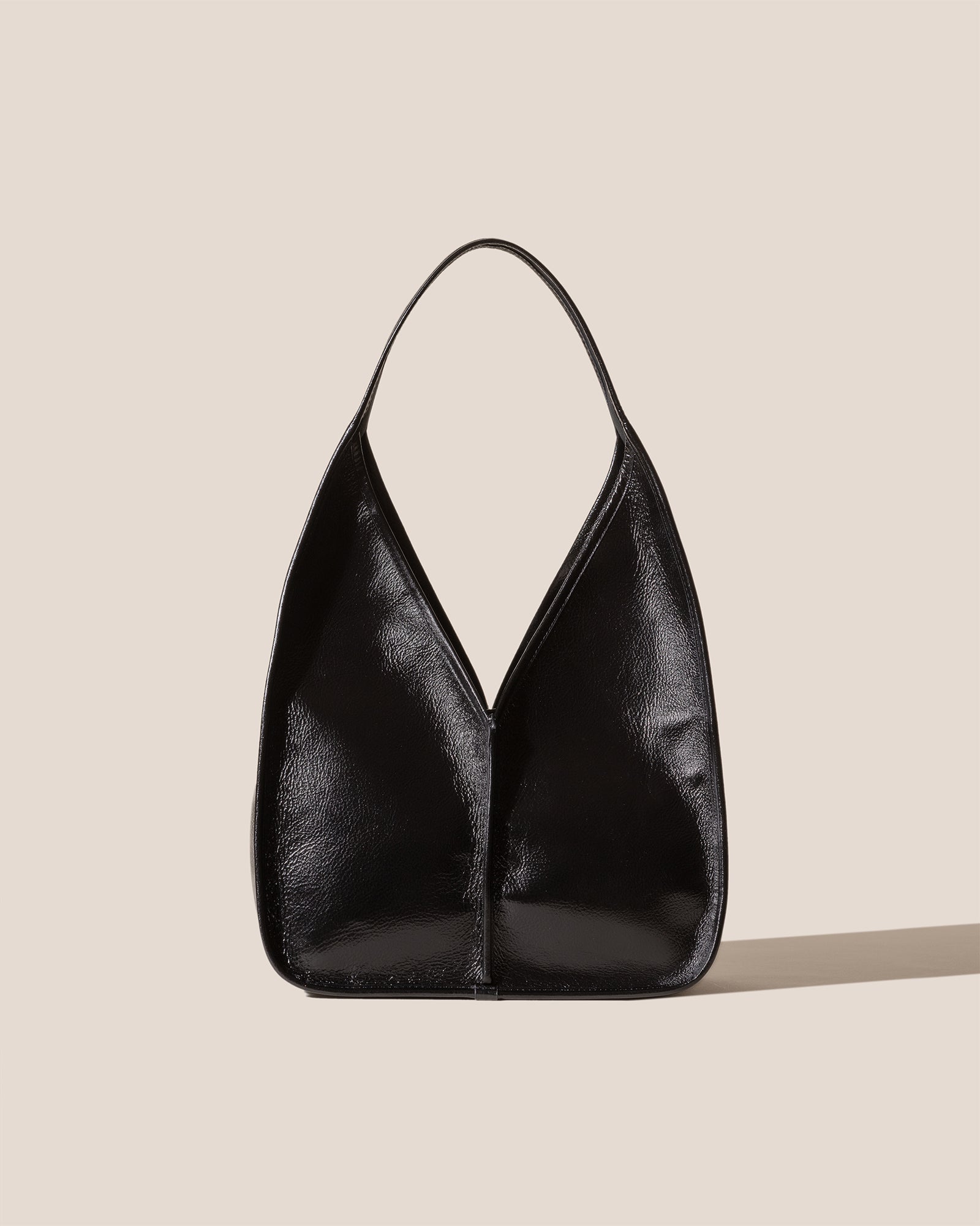 Hereu CALELLA HOBO - Leather-trimmed Shoulder Bag