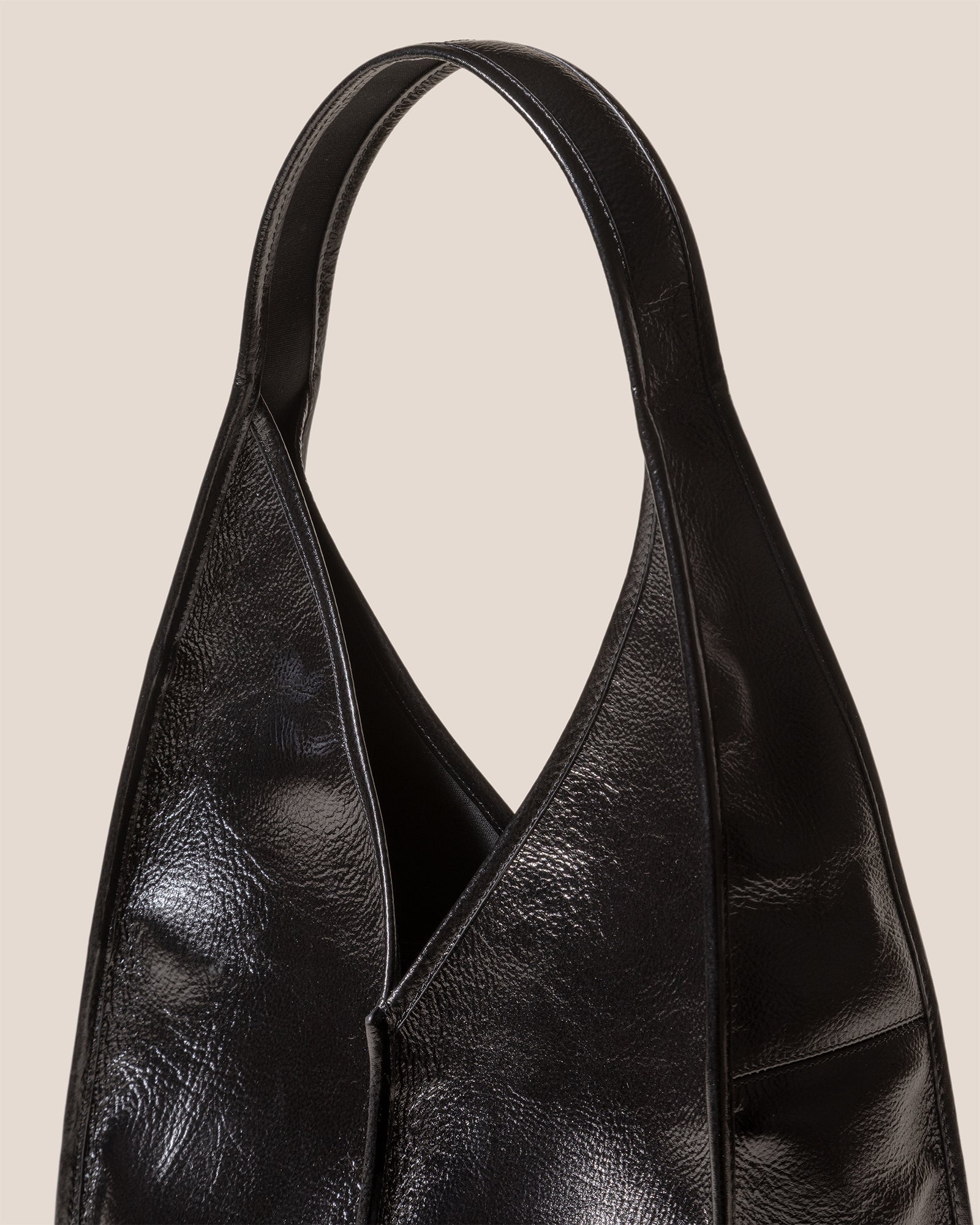 Hereu CALELLA HOBO - Leather-trimmed Shoulder Bag
