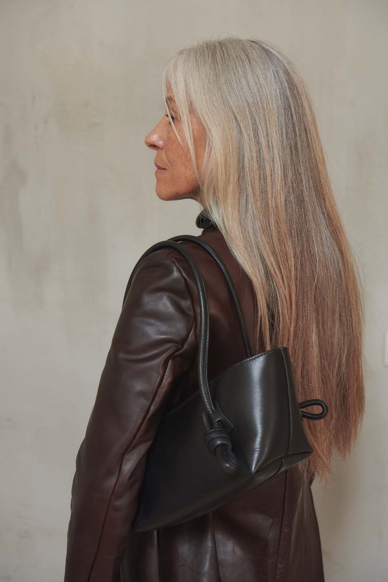 Hereu FLECA - Knotted-handle Shoulder Bag