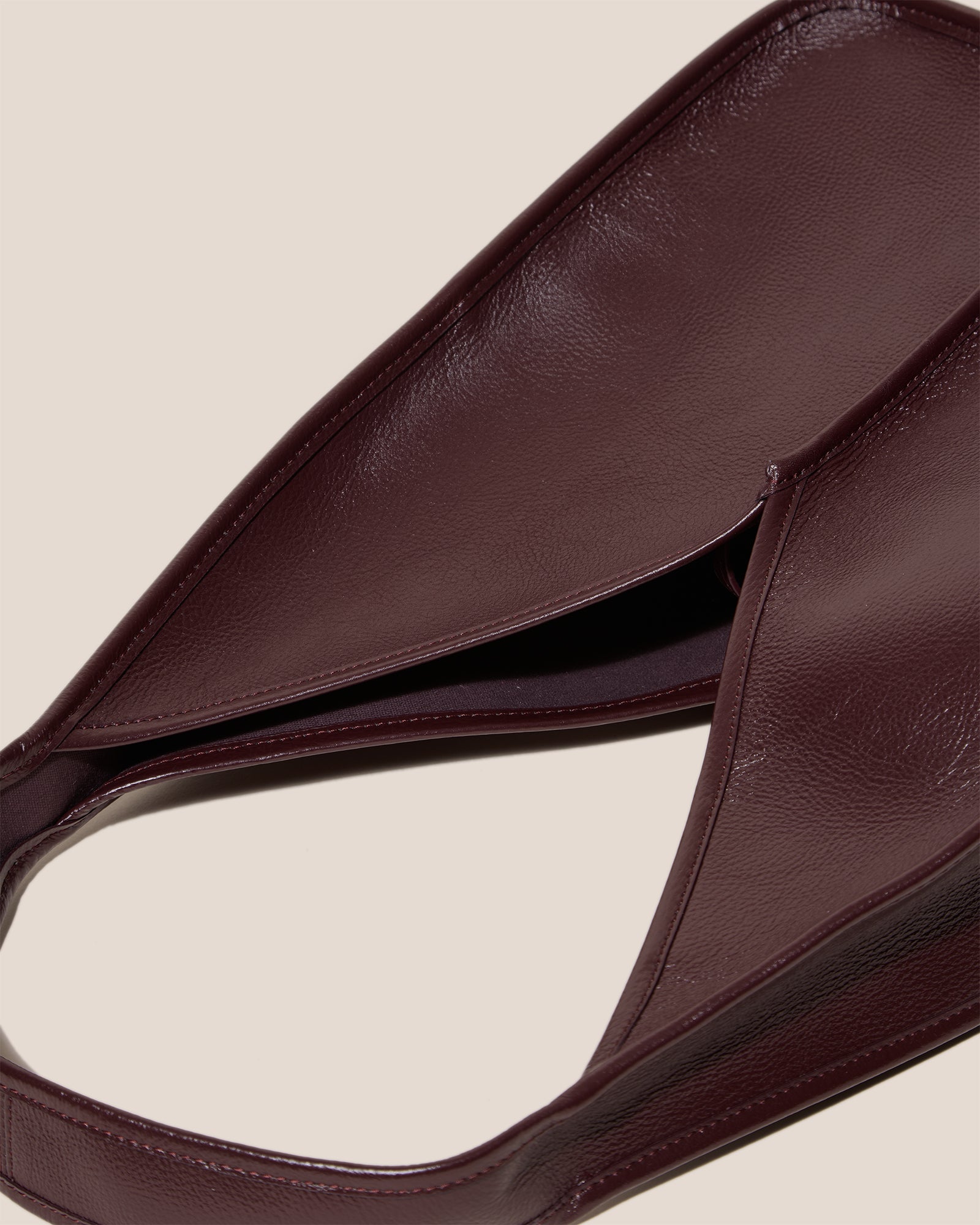 Hereu CALELLA HOBO - Leather-trimmed Shoulder Bag