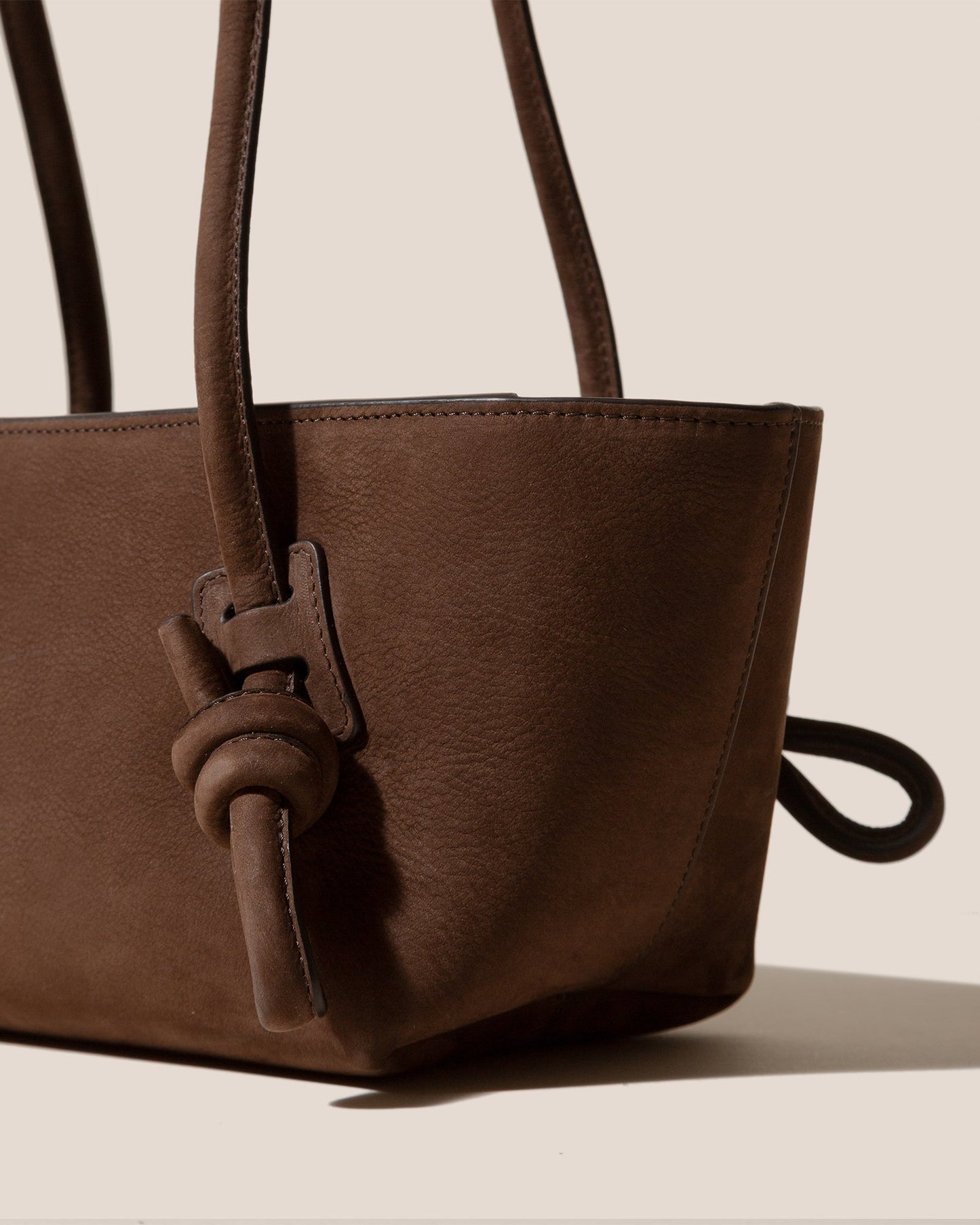 Hereu FLECA NUBUCK - Knotted-handle Shoulder Bag
