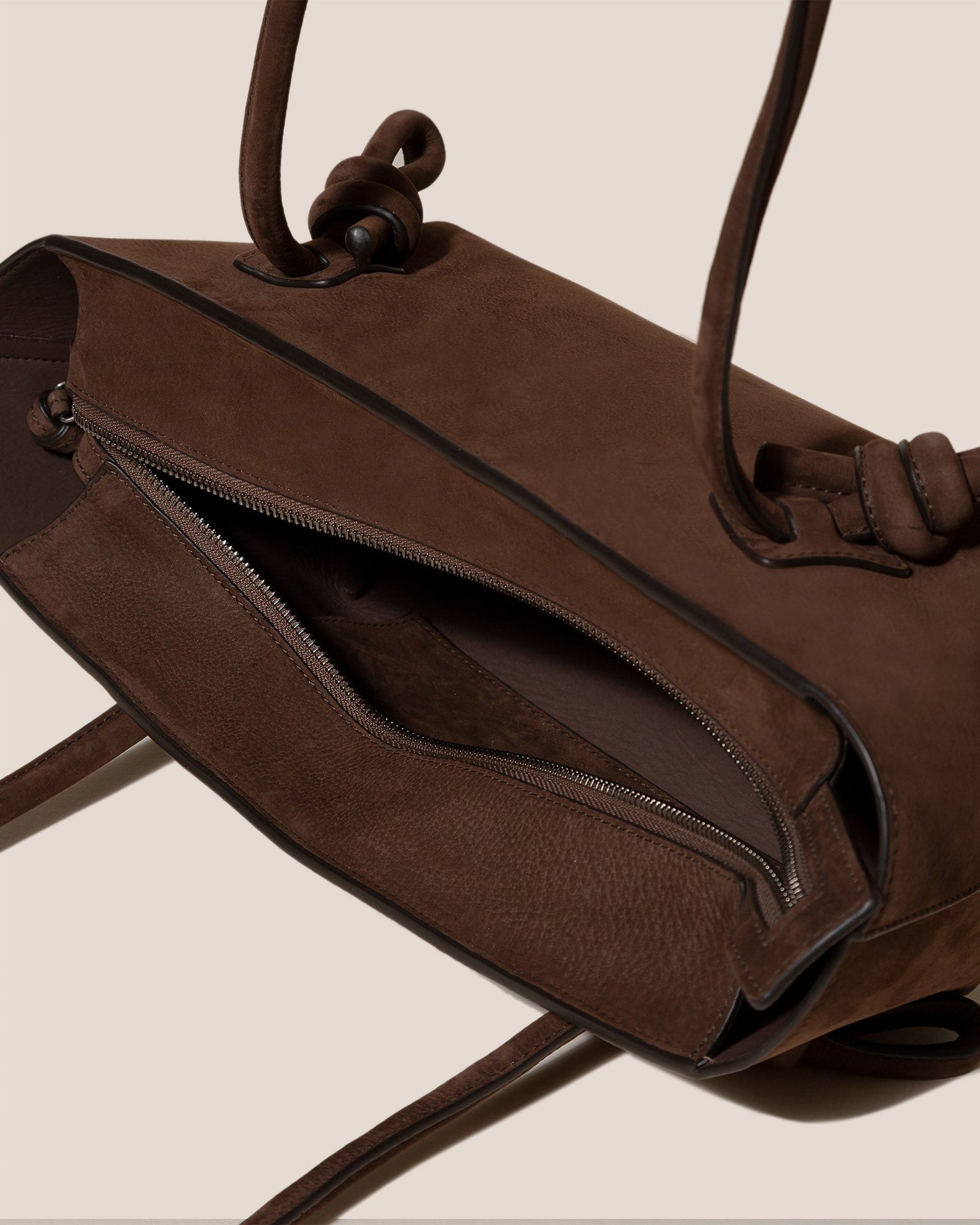 Hereu FLECA NUBUCK - Knotted-handle Shoulder Bag