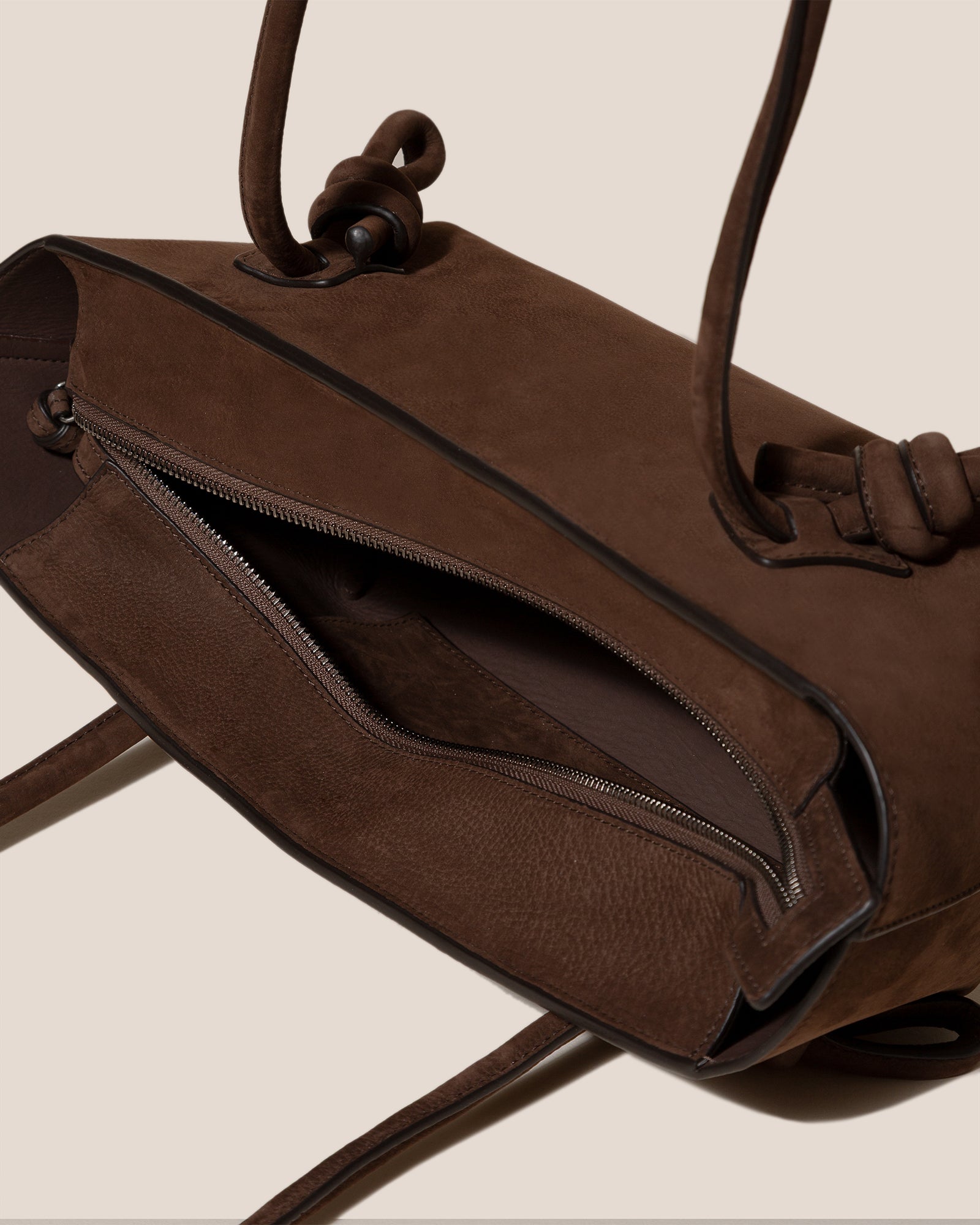 Hereu FLECA NUBUCK - Knotted-handle Shoulder Bag