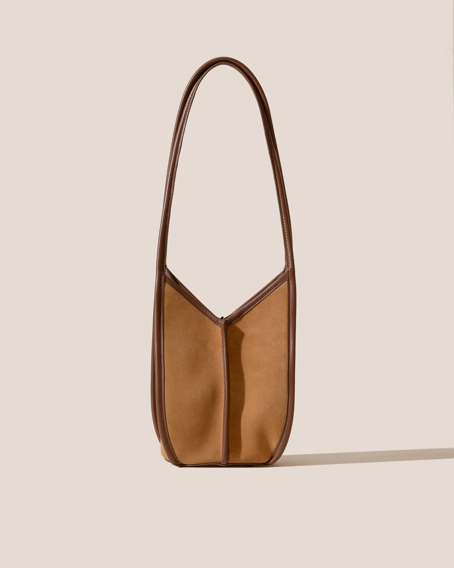 Hereu CALELLA BUCKET SUEDE - Leather-trimmed Shoulder Bag