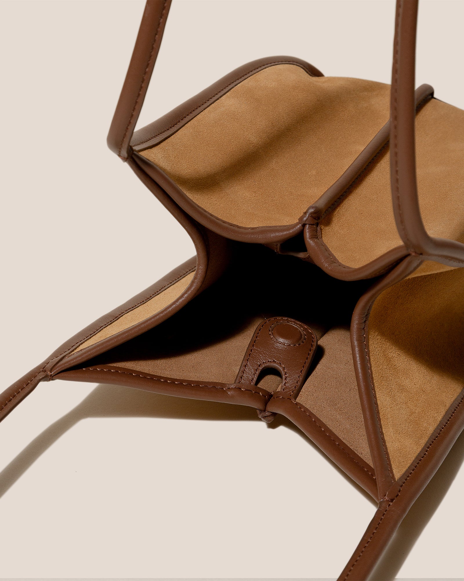 Hereu CALELLA BUCKET SUEDE - Leather-trimmed Shoulder Bag