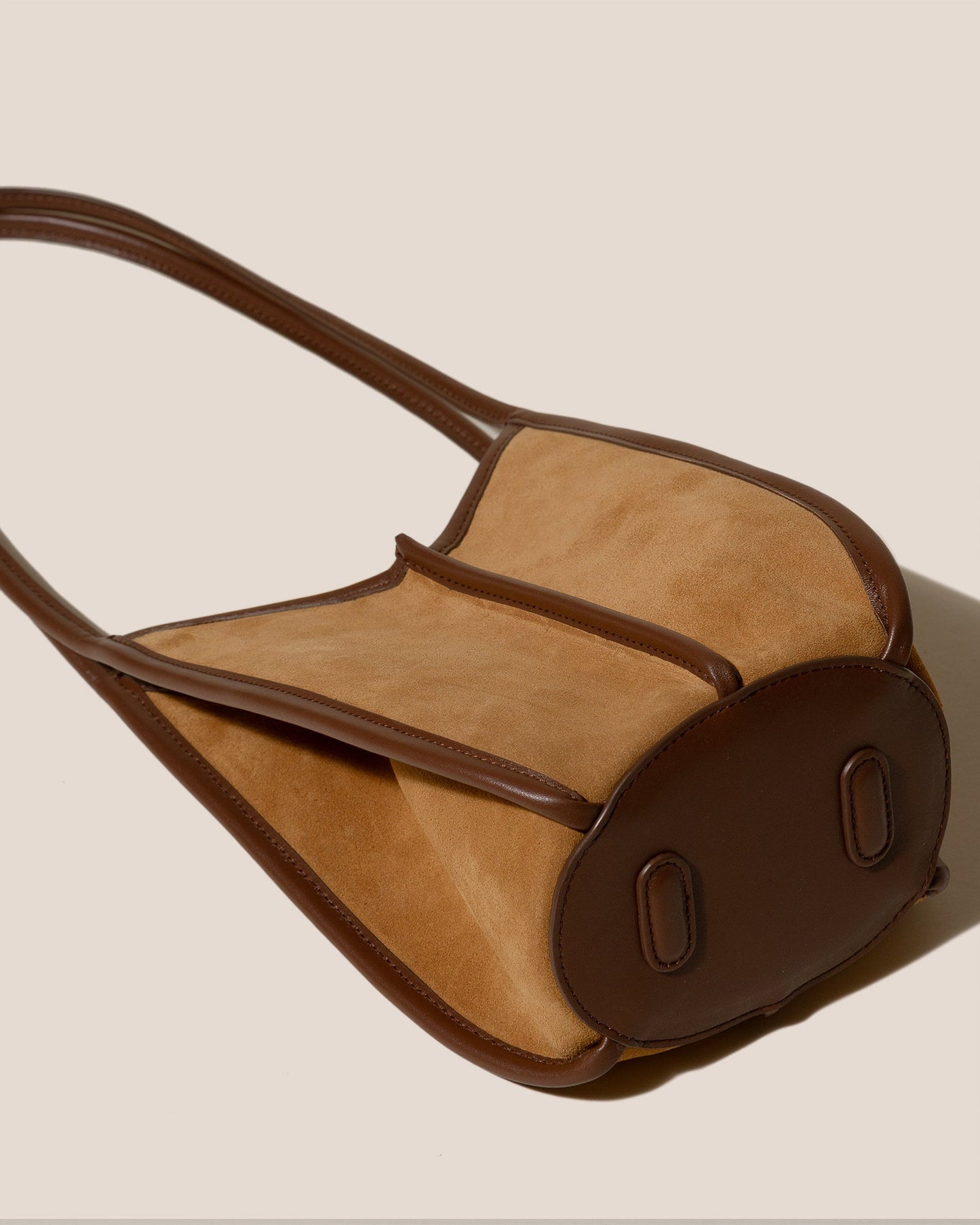 Hereu CALELLA BUCKET SUEDE - Leather-trimmed Shoulder Bag