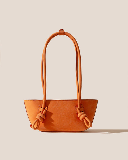 Hereu FLECA MINI SHOULDER NUBUCK - Knotted-handle Shoulder Bag