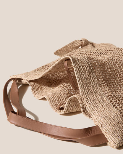 Hereu CADOR RAFFIA MESH - Slouchy Shoulder Bag