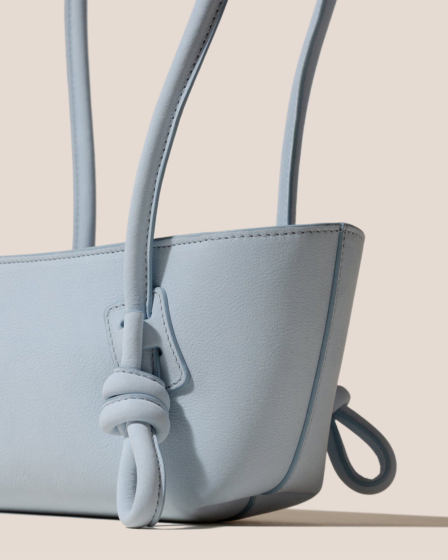 Hereu FLECA MINI SHOULDER NUBUCK - Knotted-handle Shoulder Bag