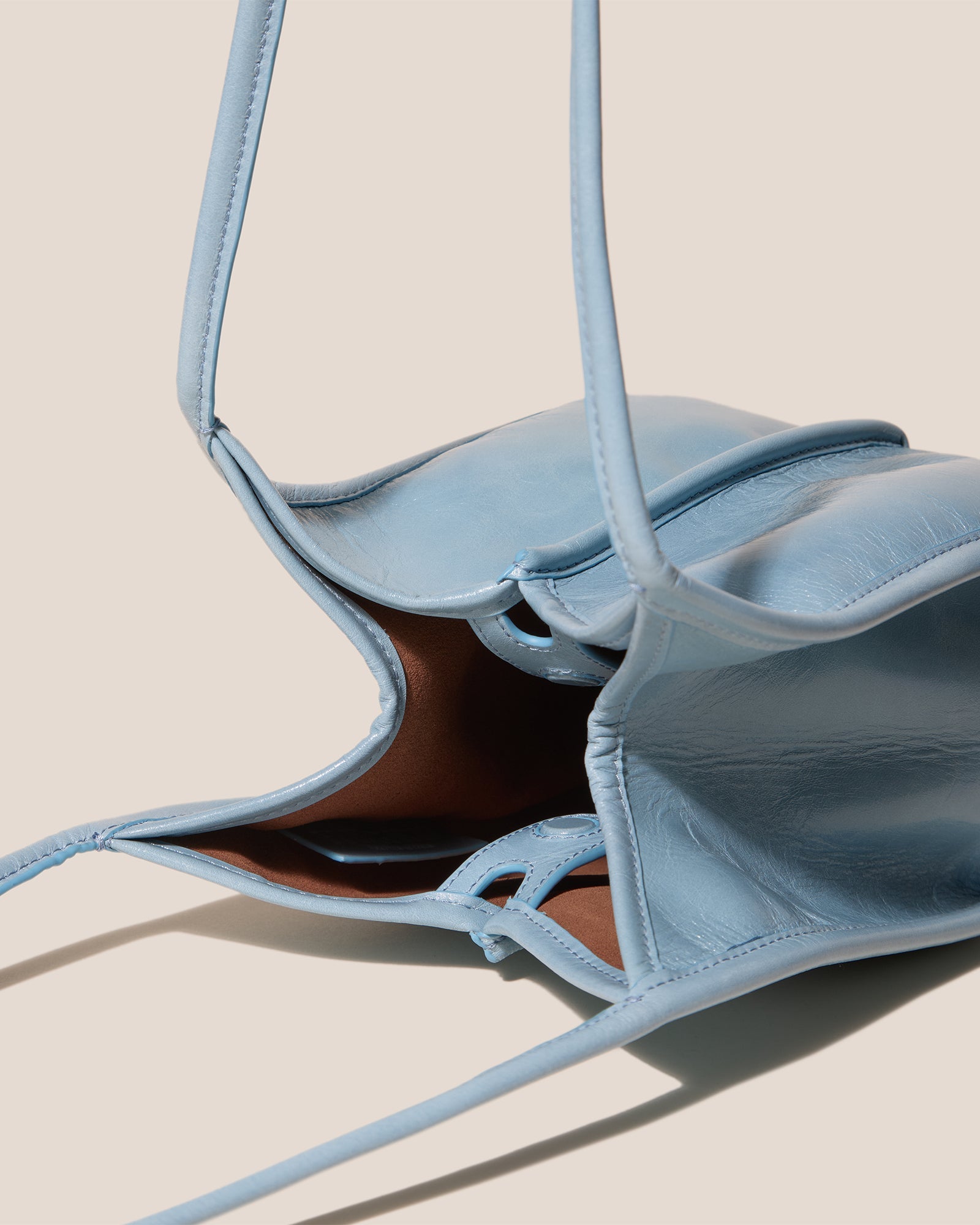 Hereu CALELLA BUCKET LEATHER - Leather-trimmed Shoulder Bag