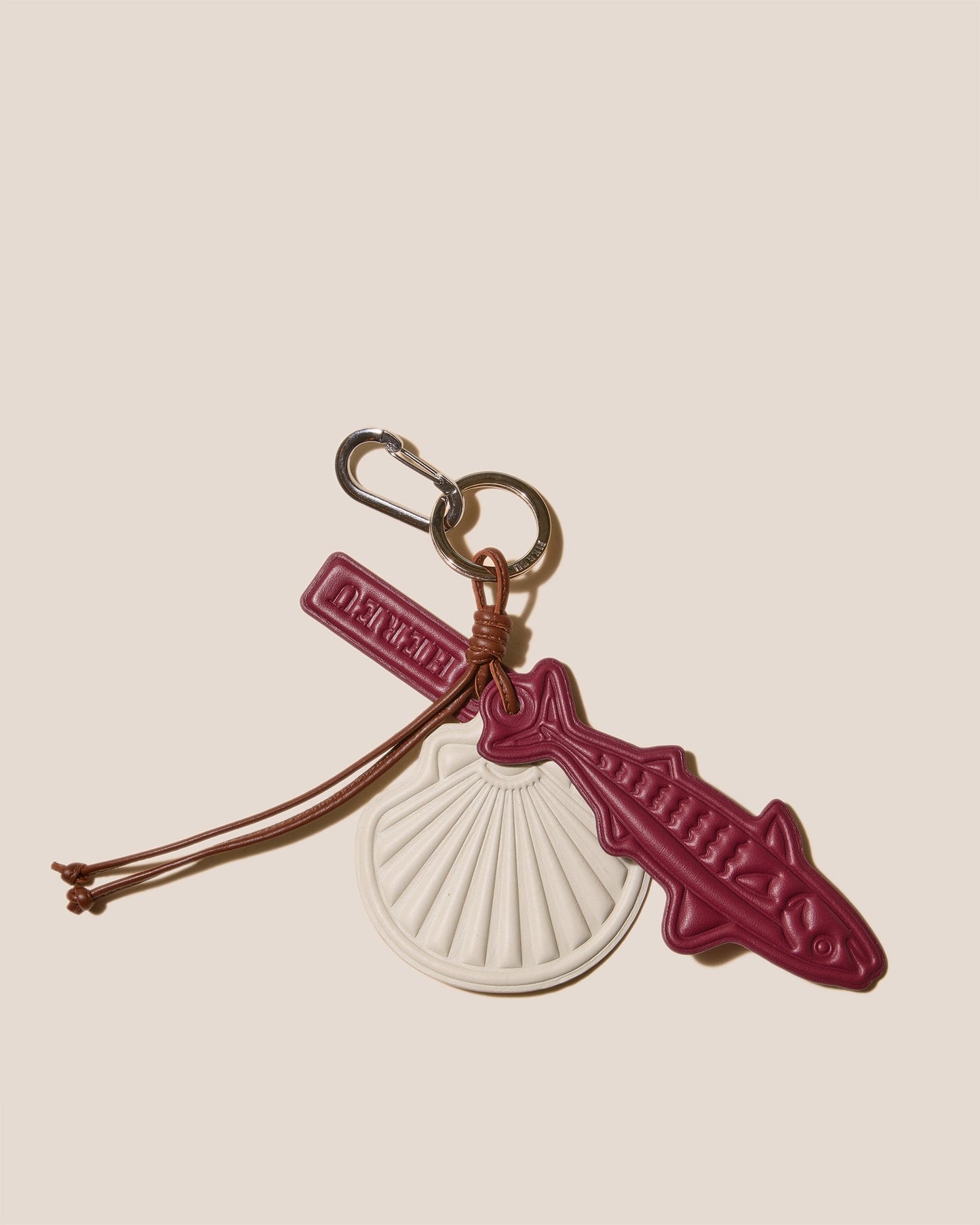 Hereu LAMAR KEYCHAIN - Embossed Leather Keychain