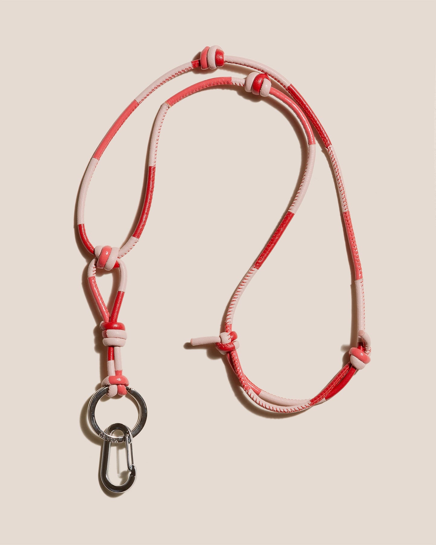 Hereu GERANI KEYCHAIN - Hand-Knotted Patchwork Keychain
