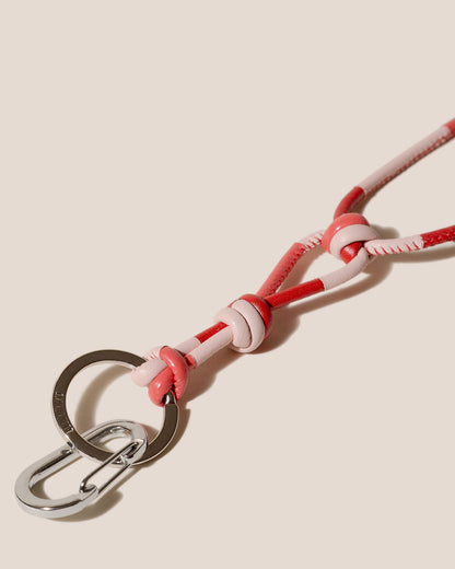 Hereu GERANI KEYCHAIN - Hand-Knotted Patchwork Keychain