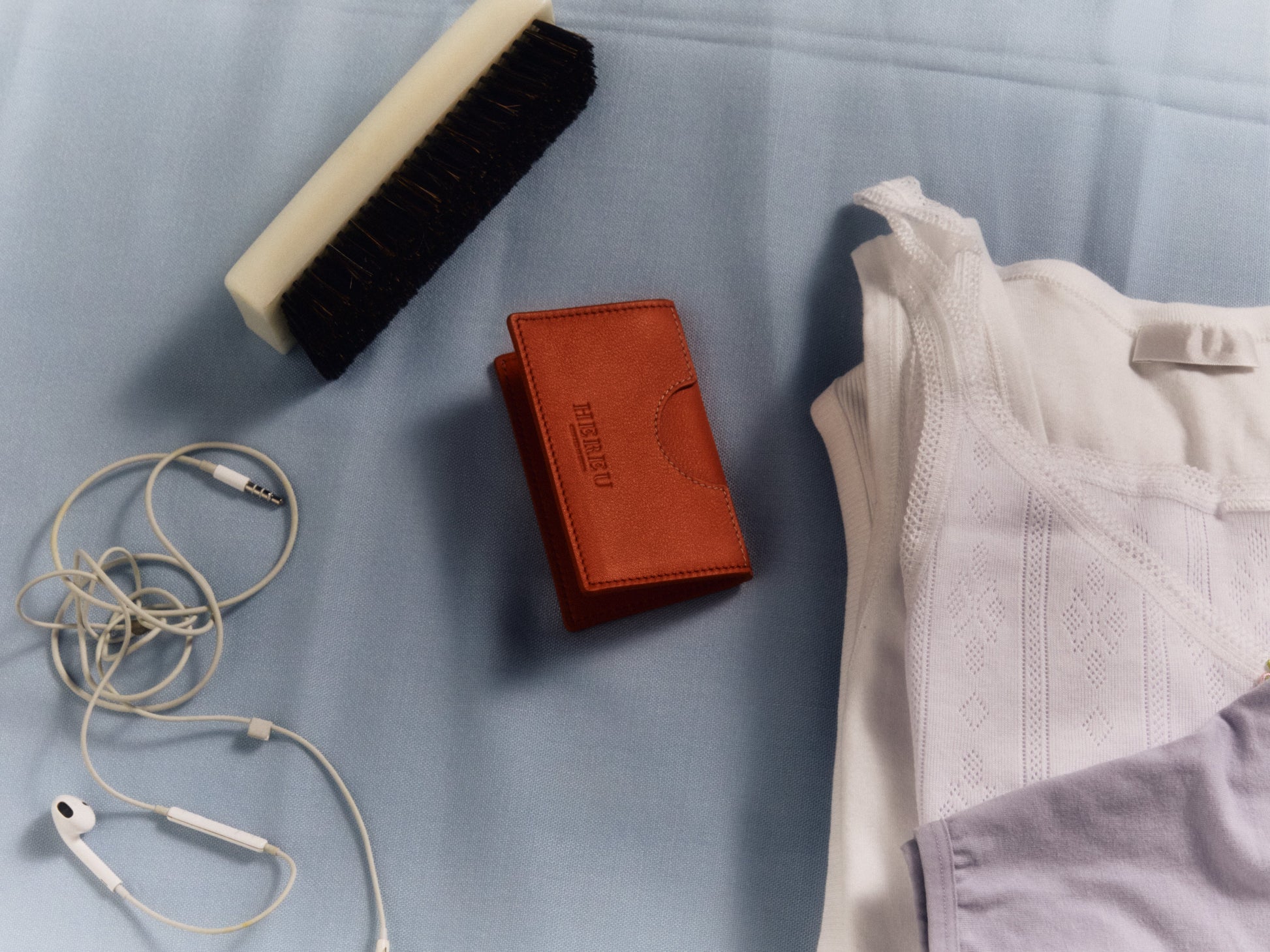 Hereu RODONA - Foldable Leather Card Holder