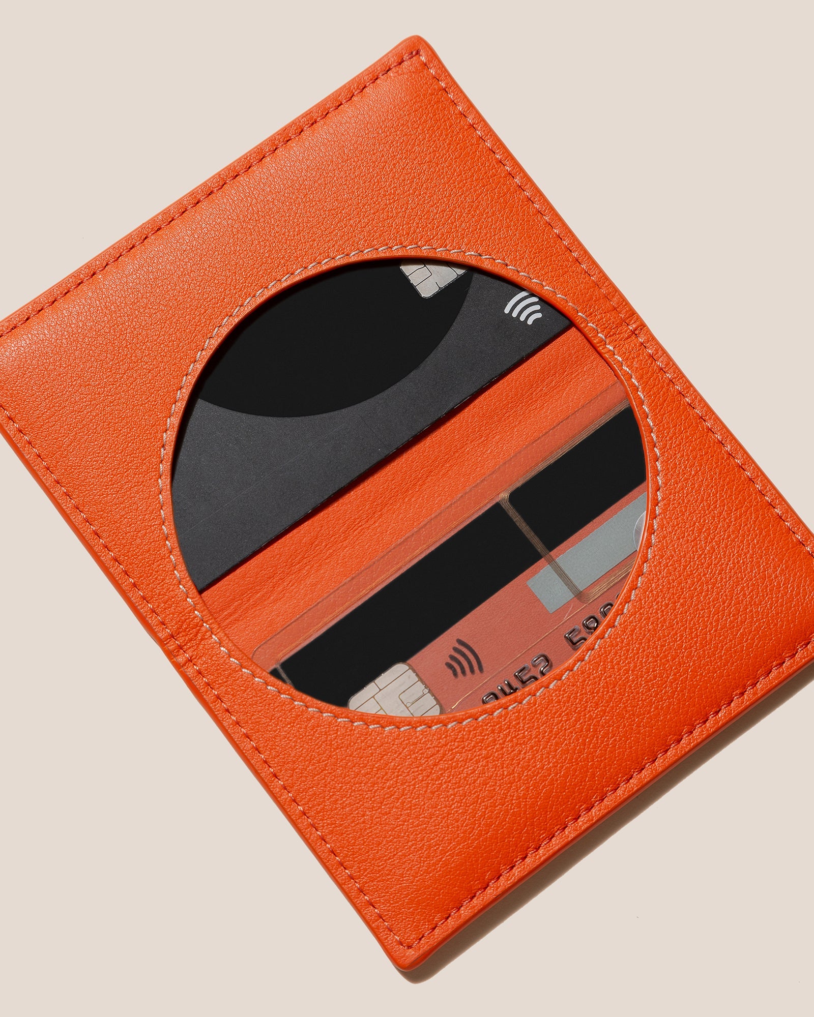 Hereu RODONA - Foldable Leather Card Holder