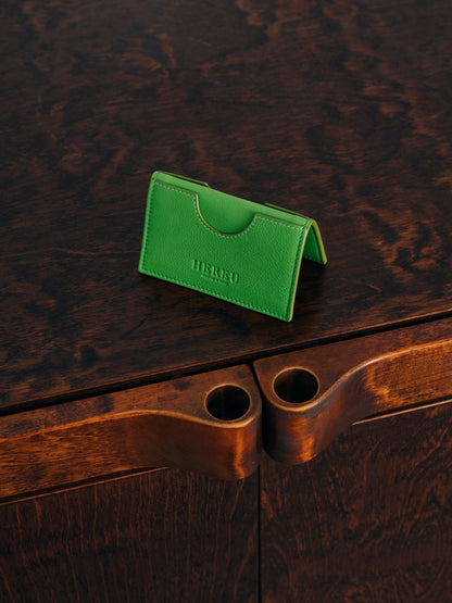 Hereu RODONA - Foldable Leather Card Holder