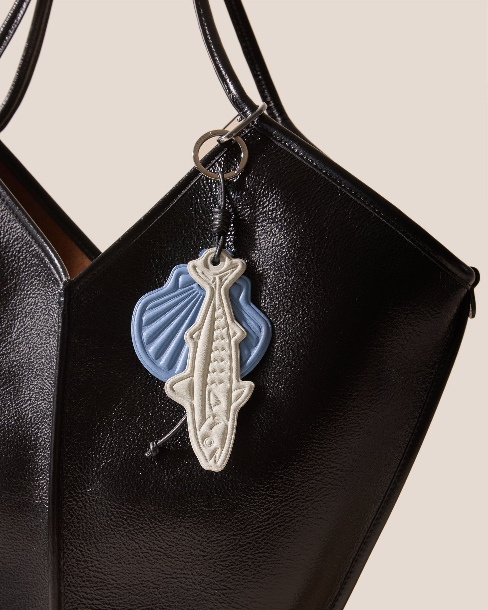 Hereu LAMAR KEYCHAIN - Embossed Leather Keychain