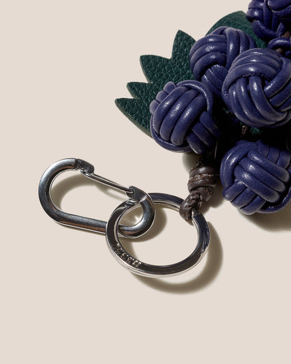 Hereu RAÏM - Hand-Knotted Grapes Leather Key Holder
