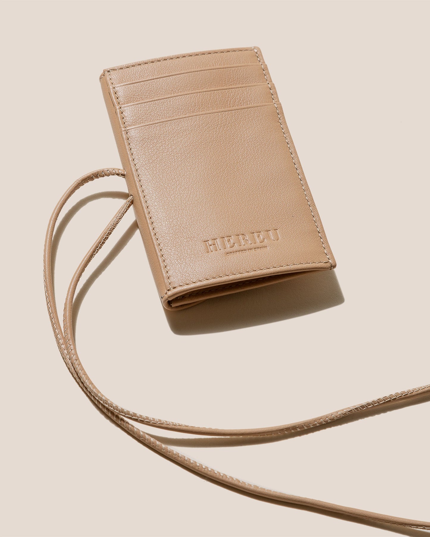 Hereu PENJAT - Leather Wallet with Strap