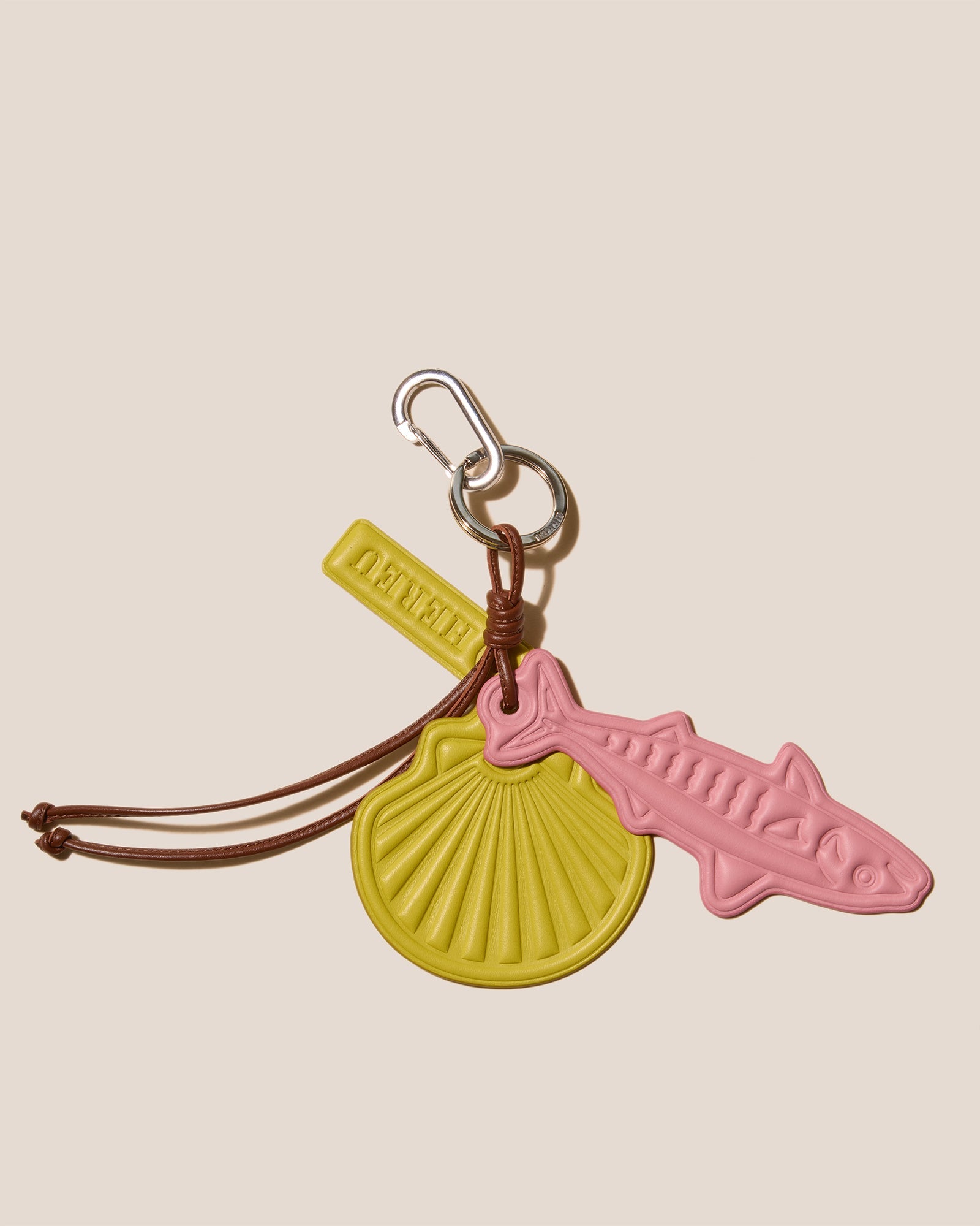 Hereu LAMAR KEYCHAIN - Embossed Leather Keychain